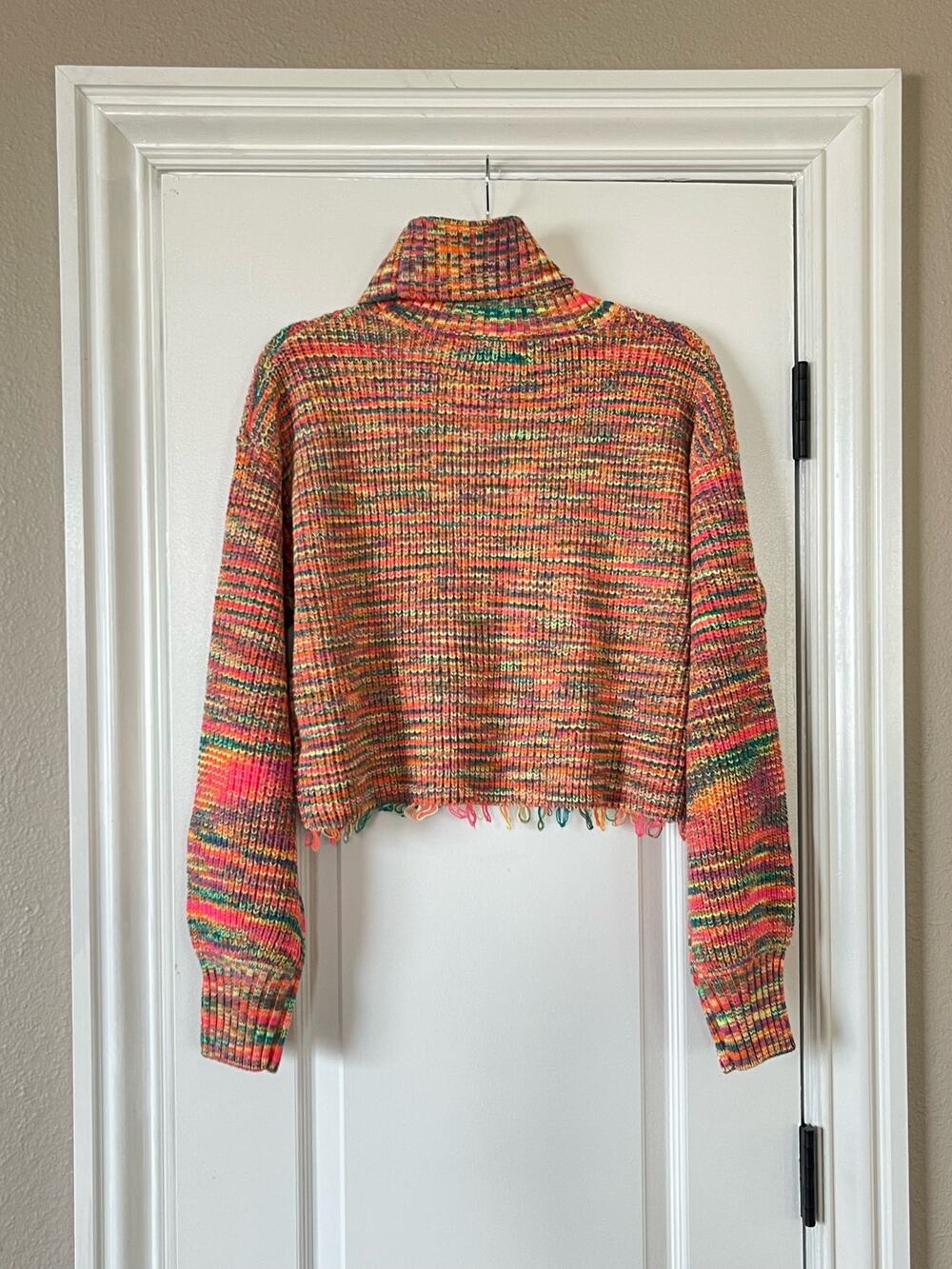 New Steve Madden Apparel Women's Gabbi Crop Sweater Large